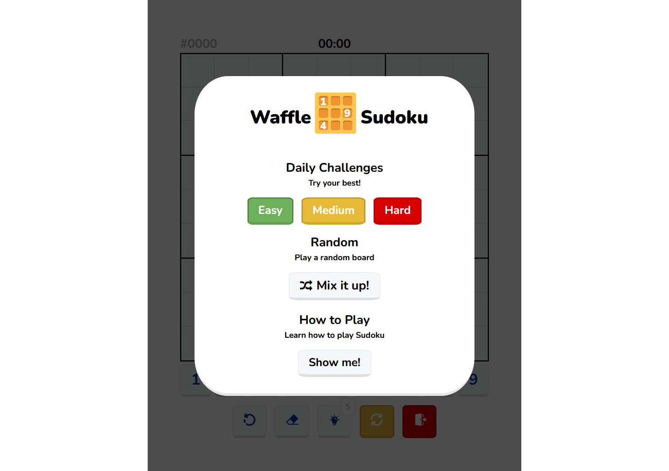 Main Menu